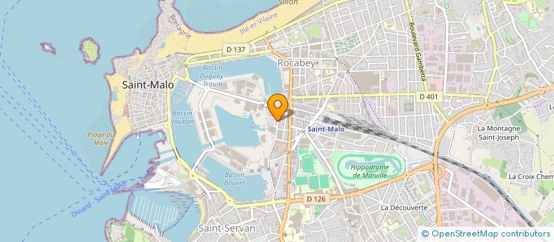 localisation de l'entreprise MADAME FABIENNE LAMBERT  SAINT-MALO