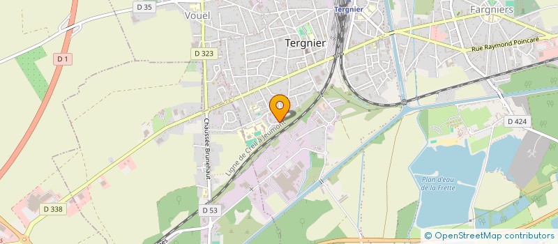 localisation de l'entreprise MADAME FABIENNE LAMOTHE à TERGNIER