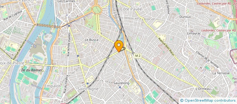 localisation de l'entreprise MADAME FABIENNE LANGE à TOULOUSE