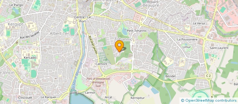 localisation de l'entreprise MADAME FABIENNE LANGLE à VANNES