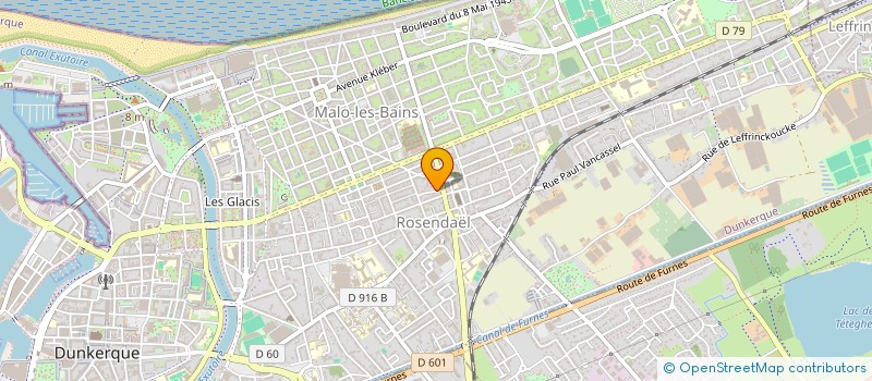 localisation de l'entreprise MADAME FABIENNE LANGLET à DUNKERQUE