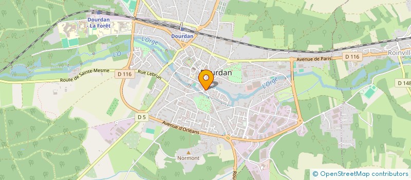localisation de l'entreprise MADAME FABIENNE LANGLOIS à DOURDAN
