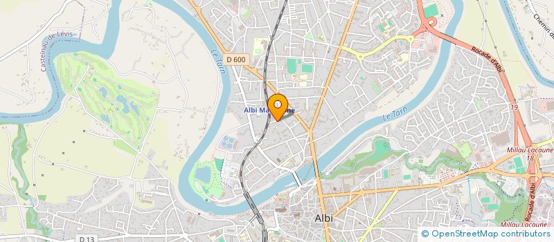 localisation de l'entreprise MADAME FABIENNE LARROQUE à ALBI