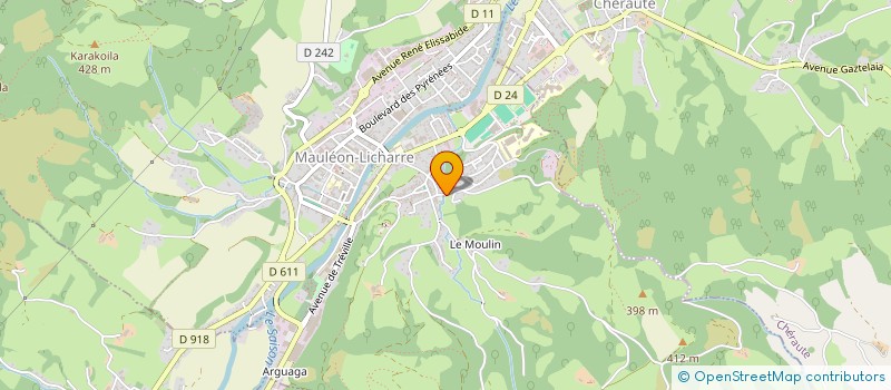 localisation de l'entreprise MADAME FABIENNE LARTIGUE  MAULEON-LICHARRE