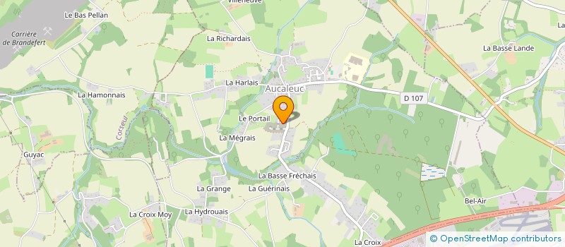 localisation de l'entreprise MADAME FABIENNE LATIMIER  AUCALEUC