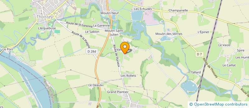 localisation de l'entreprise MADAME FABIENNE LATRICHE à SAINT-DIDIER-SUR-CHALARONNE