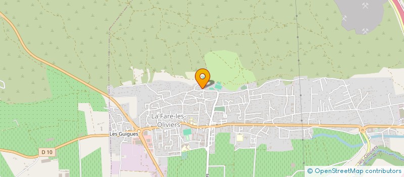 localisation de l'entreprise MADAME FABIENNE LAVERGNE  LA FARE-LES-OLIVIERS