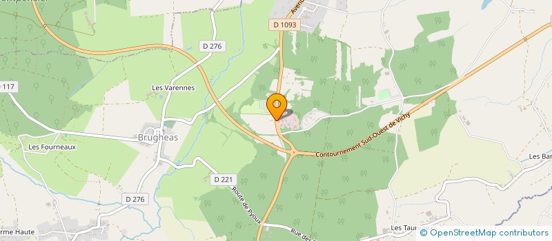 localisation de l'entreprise MADAME FABIENNE LE MARCHAND  BRUGHEAS