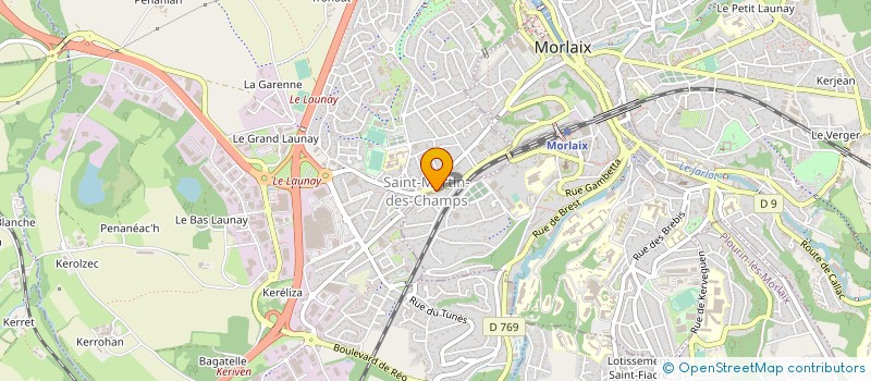 localisation de l'entreprise MADAME FABIENNE LE NAOUR  MORLAIX