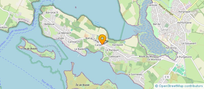 localisation de l'entreprise MADAME FABIENNE LE PAJOLEC  SENE