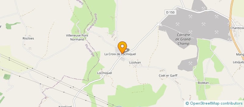 localisation de l'entreprise MADAME FABIENNE LE POLES  GRAND-CHAMP