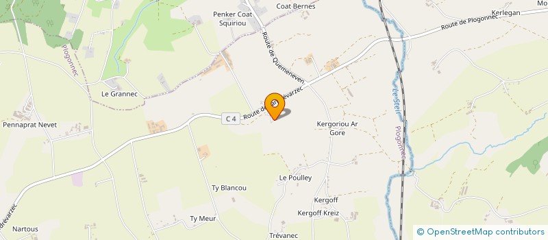 localisation de l'entreprise MADAME FABIENNE LE STIR  CROZON