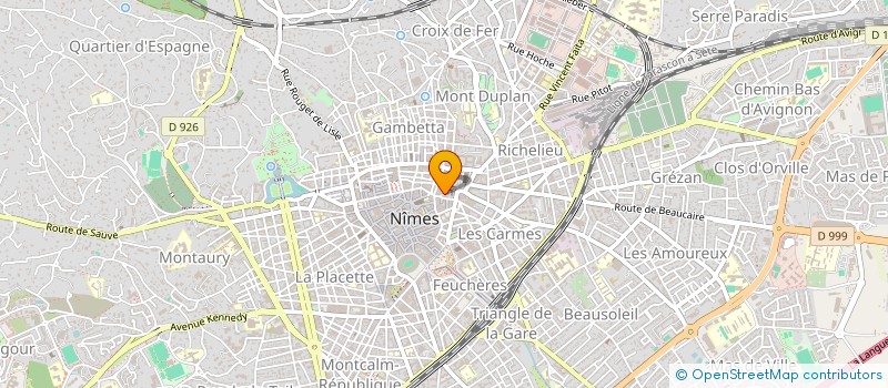 localisation de l'entreprise MADAME FABIENNE LEAL  NIMES
