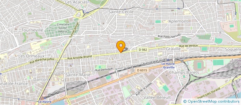 localisation de l'entreprise MADAME FABIENNE LEBATARD  LE HAVRE