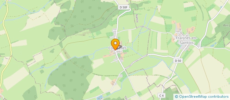 localisation de l'entreprise MADAME FABIENNE LEBLANC  COURCELLES