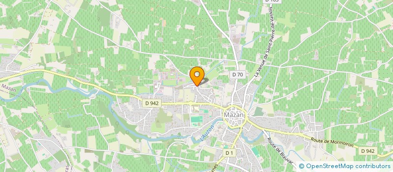 localisation de l'entreprise MADAME FABIENNE LECAREUX à MAZAN