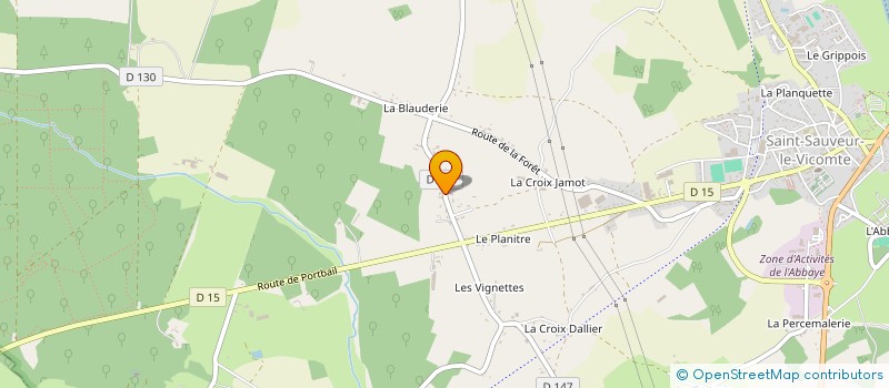 localisation de l'entreprise MADAME FABIENNE LECAVELIER  SAINT-SAUVEUR-LE-VICOMTE