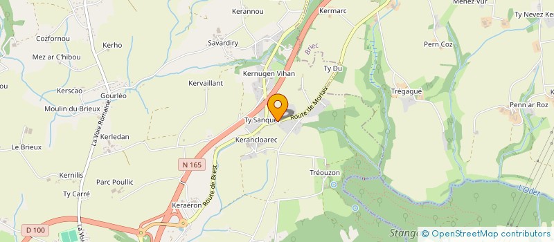 localisation de l'entreprise MADAME FABIENNE LECONTE à QUIMPER