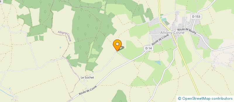 localisation de l'entreprise MADAME FABIENNE LECREUX à ALLIGNY-COSNE