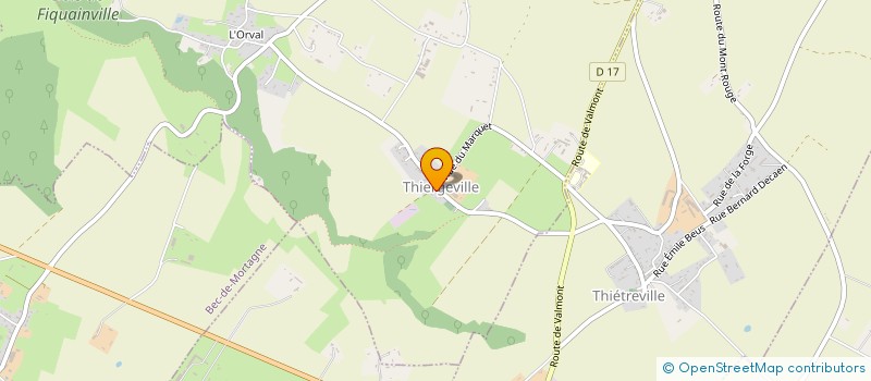 localisation de l'entreprise MADAME FABIENNE LEDUN  THIERGEVILLE