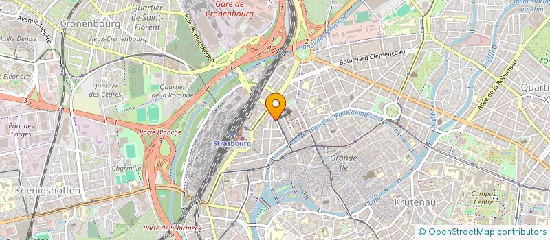 localisation de l'entreprise MADAME FABIENNE LEFEBVRE  STRASBOURG