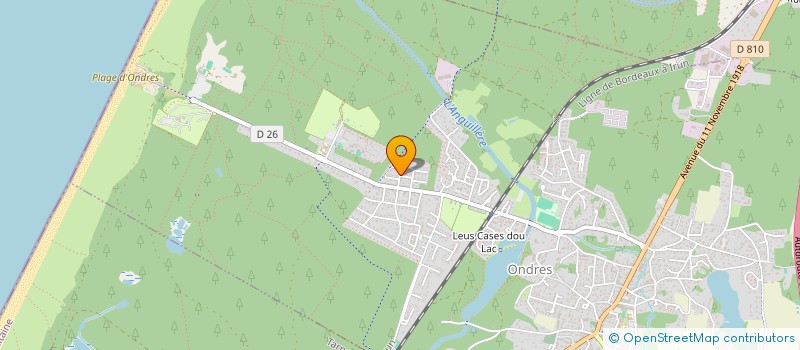 localisation de l'entreprise MADAME FABIENNE LEGENTIL  ONDRES