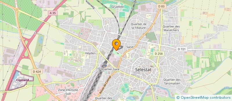 localisation de l'entreprise MADAME FABIENNE LEIMACHER  SELESTAT