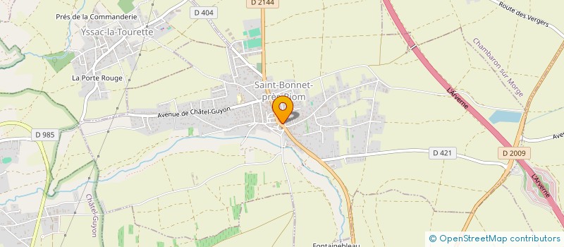 localisation de l'entreprise MADAME FABIENNE LEMAIRE  SAINT-BONNET-PRES-RIOM