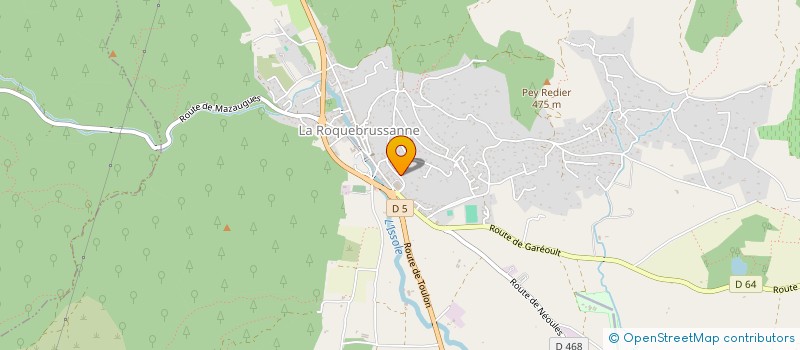 localisation de l'entreprise MADAME FABIENNE LEMARIE à LA ROQUEBRUSSANNE