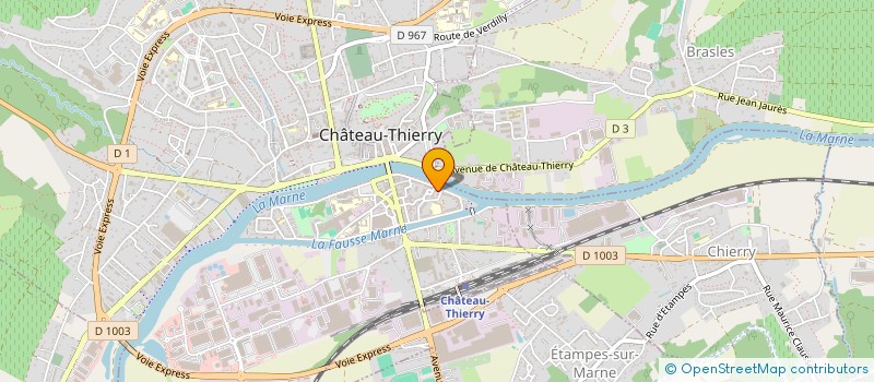 localisation de l'entreprise MADAME FABIENNE LEPAGE à CHATEAU-THIERRY