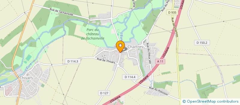localisation de l'entreprise MADAME FABIENNE LEQUEUX à VER-LES-CHARTRES