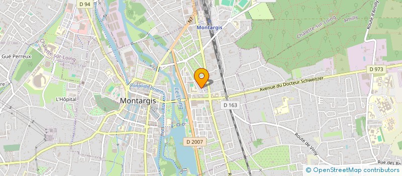 localisation de l'entreprise MADAME FABIENNE LEROUX à MONTARGIS