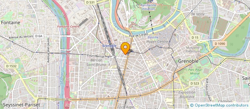 localisation de l'entreprise MADAME FABIENNE LEROUX à GRENOBLE