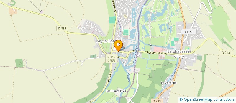 localisation de l'entreprise MADAME FABIENNE LHASBELLAOUI  IVRY-LA-BATAILLE