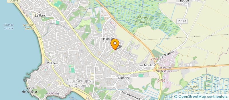 localisation de l'entreprise MADAME FABIENNE LHIRONDELLE  SAINT-GEORGES-DE-DIDONNE