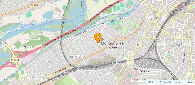 localisation de l'entreprise MADAME FABIENNE LICHWALA à MONTIGNY-LES-METZ