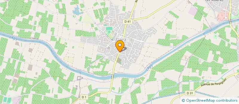 localisation de l'entreprise MADAME FABIENNE LINOSSIER  CLAIRA