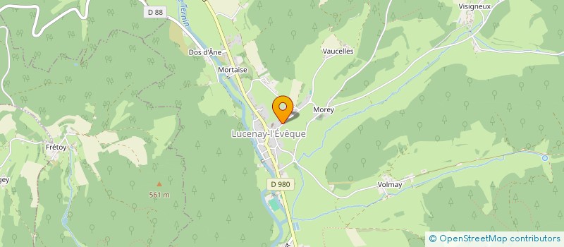 localisation de l'entreprise MADAME FABIENNE LO CASCIO  LUCENAY-L'EVEQUE