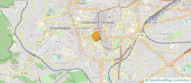 localisation de l'entreprise MADAME FABIENNE LOISEAU  CLERMONT-FERRAND