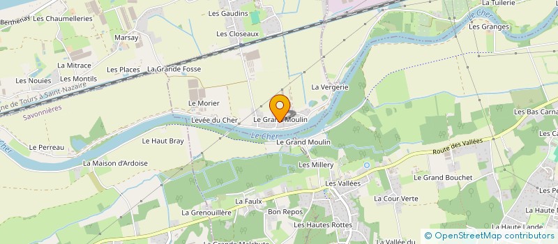 localisation de l'entreprise MADAME FABIENNE LOISEUR  TOURS