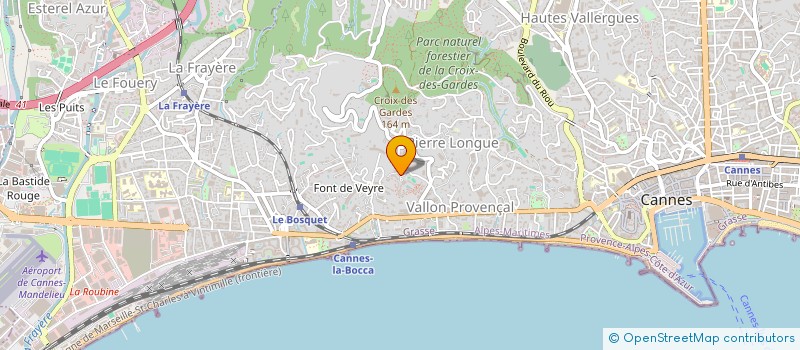 localisation de l'entreprise MADAME FABIENNE LOPEZ  CANNES