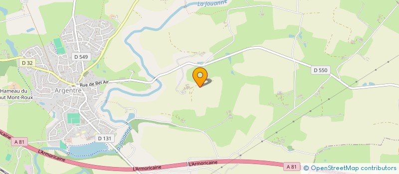 localisation de l'entreprise MADAME FABIENNE LOURY  ARGENTRE