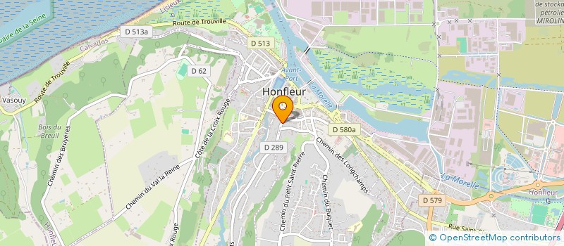 localisation de l'entreprise MADAME FABIENNE LUCE à HONFLEUR