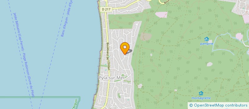 localisation de l'entreprise MADAME FABIENNE LUKACS à LA TESTE-DE-BUCH