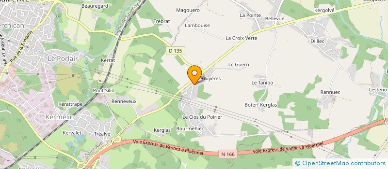 localisation de l'entreprise MADAME FABIENNE LUZE  SAINT-NOLFF