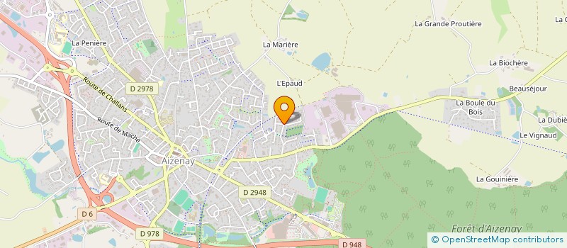 localisation de l'entreprise MADAME FABIENNE MACQUIGNEAU  AIZENAY