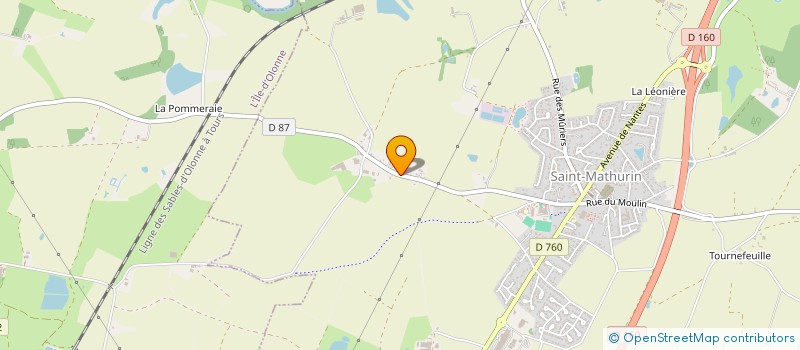 localisation de l'entreprise MADAME FABIENNE MAGNIN  SAINT-MATHURIN