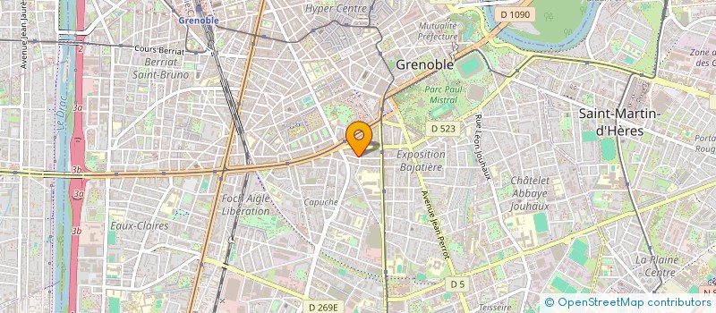 localisation de l'entreprise MADAME FABIENNE MAGNIN  GRENOBLE