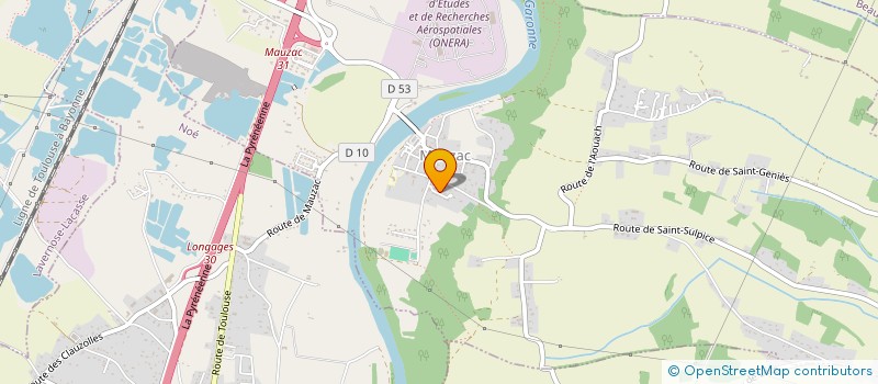 localisation de l'entreprise MADAME FABIENNE MAILLOT  MAUZAC