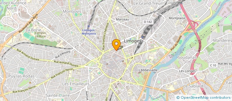 localisation de l'entreprise MADAME FABIENNE MALTEMPI à LIMOGES